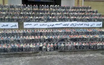 کشف ۱۶۸۵ کیلو تریاک در قوطی خیارشور!