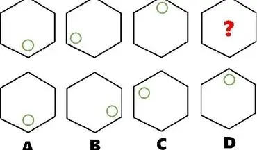 معمای تصویری: شکل بعدی را حدس بزن! + جواب