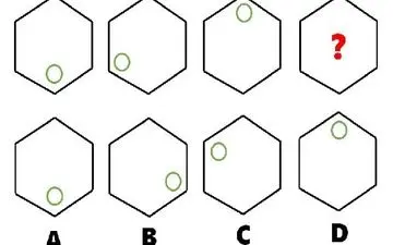 معمای تصویری: شکل بعدی را حدس بزن! + جواب
