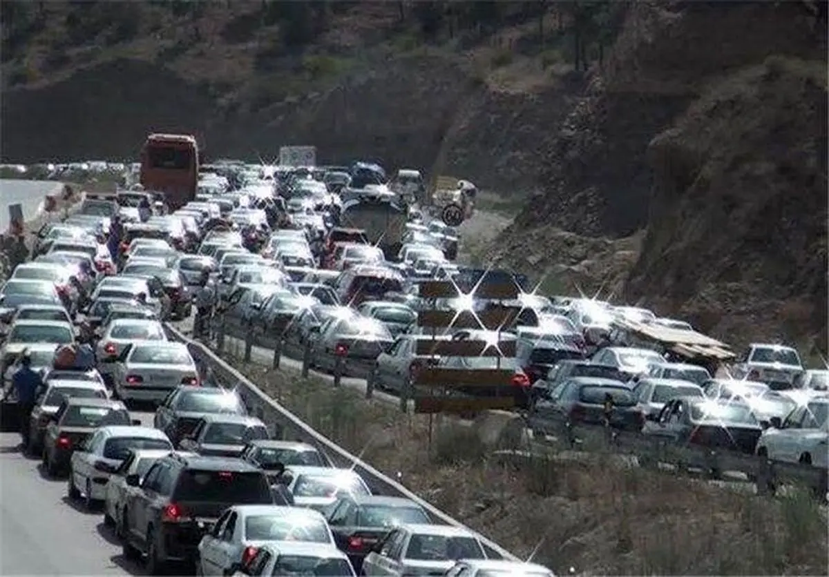 
ترافیک سنگین در محور کرج-چالوس
