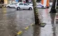  سیلاب ناشی از باران شدید لاهیجان را دربرگرفت