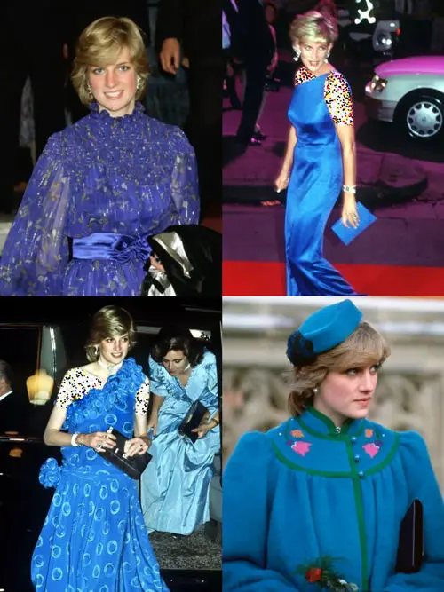استایل‌های رنگارنگ پرنسس دایانا