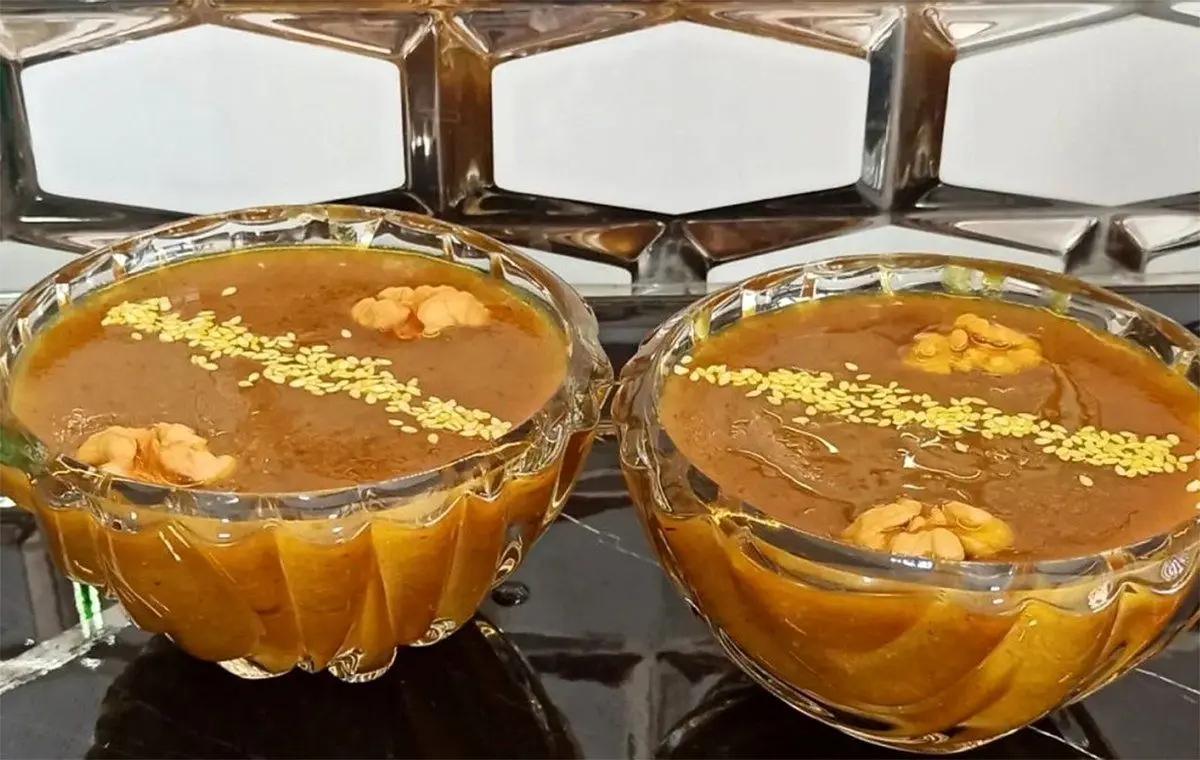 طرز تهیه کاچی با شیره انگور