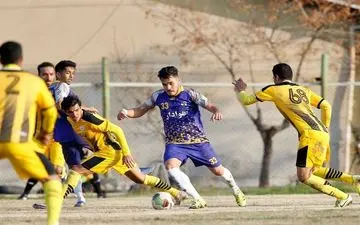 تغییر جدول لیگ دسته اول فوتبال با تغییر نتیجه ۲ دیدار 