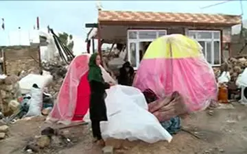 وضعیت مردم سرپل ذهاب پس از طوفان دیشب + فیلم