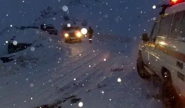 برف و باران در جاده‌های 5 استان