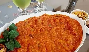 خوراک گوجه بادمجان رو این طوری درست کن / ساده و فوری با طعم بسیار عالی