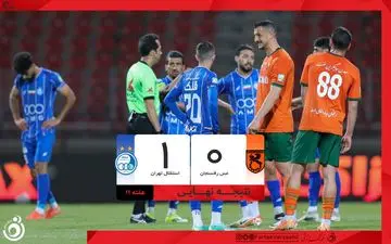 خلاصه بازی مس رفسنجان 0 - استقلال 1 + ویدئو