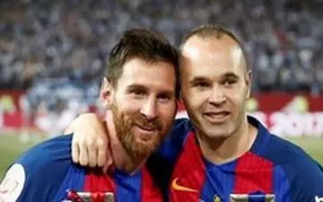 طرحی جالب به بهانه پایان کار اینیستا در بارسلونا+عکس