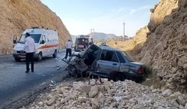 حریق تانکر گازوئیل در کارخانه کود جاده مشهد به قوچان مهار شد