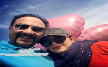  تفریح بازیگر مشهور و همسرش در زیباترین شهر ایران+ عکس