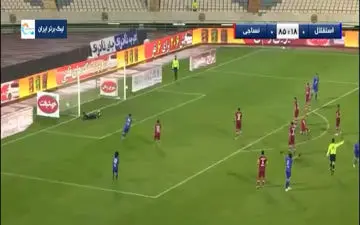 فیلم/ شوت زیبایی که فکری و استقلال را صدرنشین کرد 