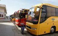 ‍ اتوبوس‌های بین شهری در کرمانشاه قبل از حرکت ضد عفونی می‌شوند