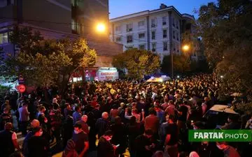 اختصاصی/ حضور پلیس ضد شورش در مقابل بیمارستان جم