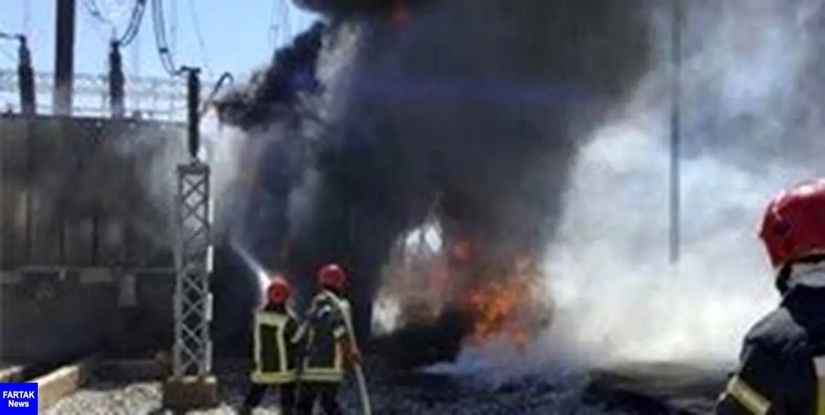 نیروگاه رامین دچار آتش‌سوزی شد