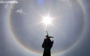 ظهور هاله نور در مکزیک+فیلم