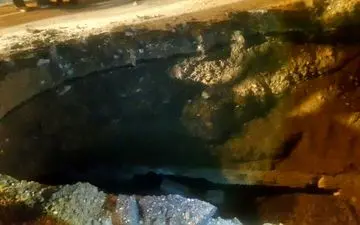 نشست زمین در کمربندی میانی تبریز/ ۶ نفر مصدوم شدند