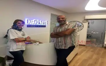 جای خانم دکتر و امیر جعفری در دندانپزشکی عوض شد! (عکس)