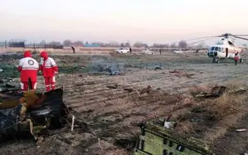 ویدئویی جدید از محل سقوط هواپیما