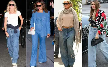 این روزها شلوارهای جین در استایل پاییزی سلبریتی‌ها غوغا کرده‌؛ شما هم از آن‌ها الگو بگیرید!
