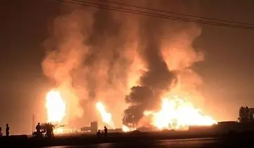انفجار در مقر نظامی استان بابل عراق! + ویدئو