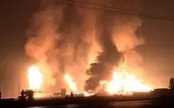 انفجار در مقر نظامی استان بابل عراق! + ویدئو
