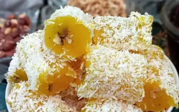 طرز تهیه باسلوق زعفرانی برای شب‌نشینی‌های عید