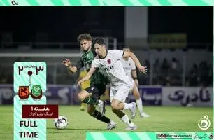 خلاصه بازی خیبر خرم آباد 3 - مس رفسنجان 2 + ویدئو