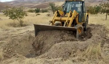 انسداد ۱۳۰ چاه غیرمجاز طی یک روز در میاندربند کرمانشاه