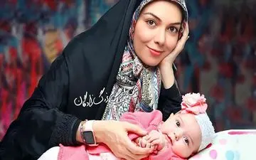 دختر «آزاده نامداری» در حال رفتن به دَدَری! + عکس