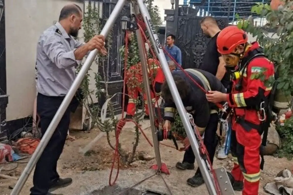 حادثه دلخراش در رباطکریم؛ سقوط مرگبار کارگر به چاه گازدار