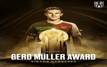 لوئیس فیگو برنده جایزه گرد مولر را معرفی کرد؛ ویکتور گیوکرس فاتح ۲۰۲۵