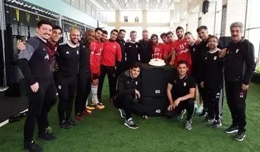 عکس/ جشن تولد در تیم ملی فوتبال