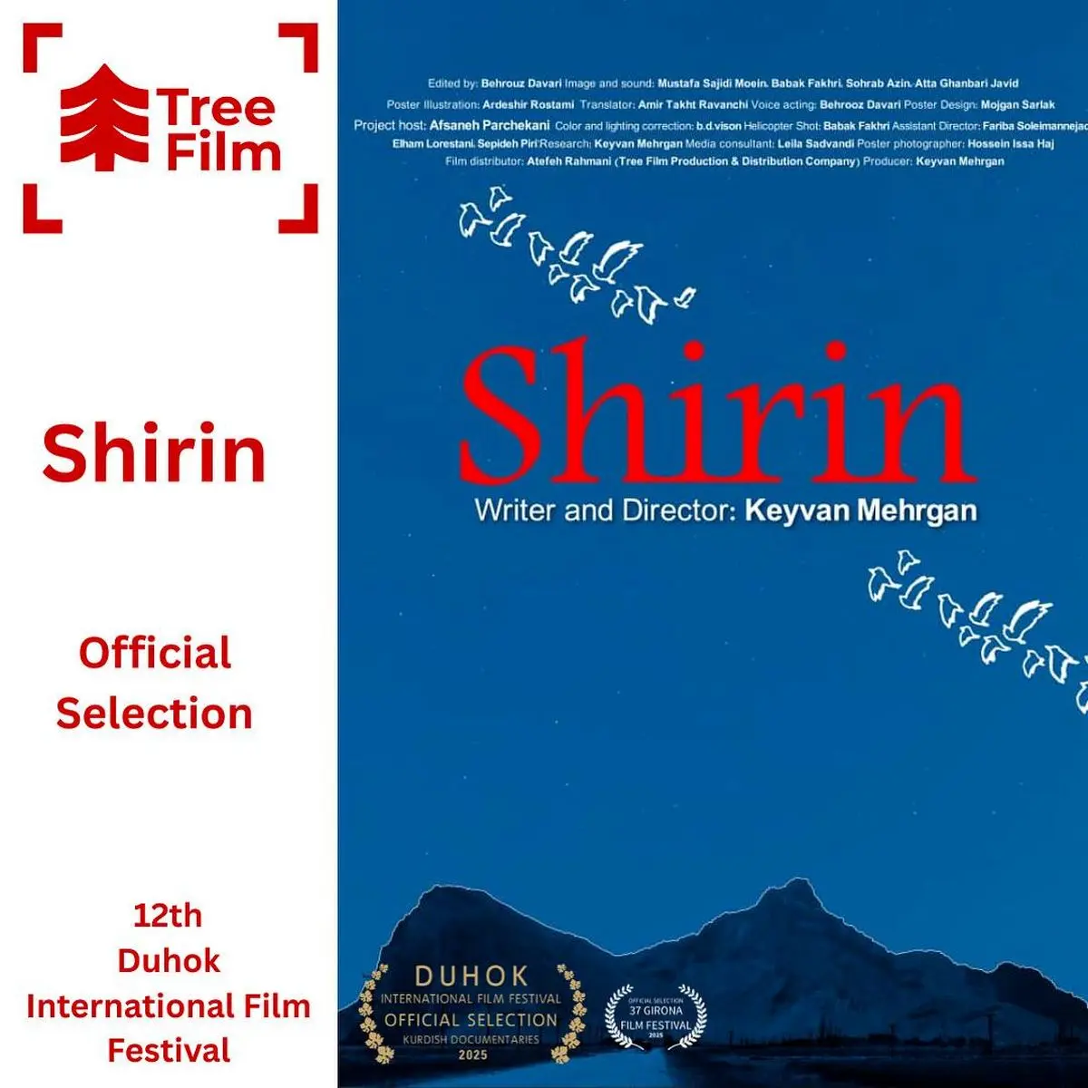 «شیرین» به رقابت‌های جشنواره بین‌المللی دهوک رسید