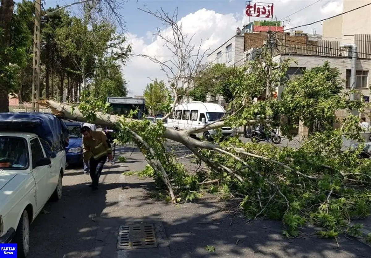 هشدار وزش بادهای شدید در ۱۱ استان