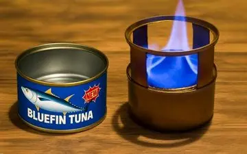 ایده خلاقانه با قوطی تن ماهی برای قطعی برق