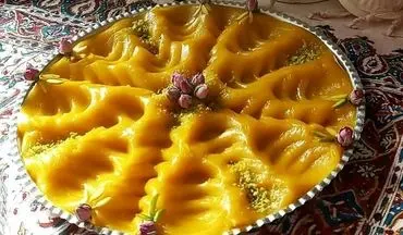 طرز تهیه حلوای شیرازی زرد؛ دسر سنتی خوشرنگ و مجلسی