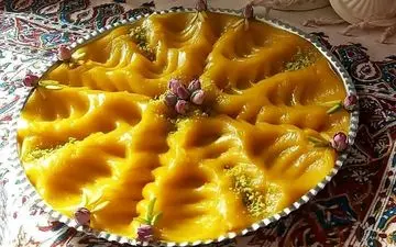 طرز تهیه حلوای شیرازی زرد؛ دسر سنتی خوشرنگ و مجلسی