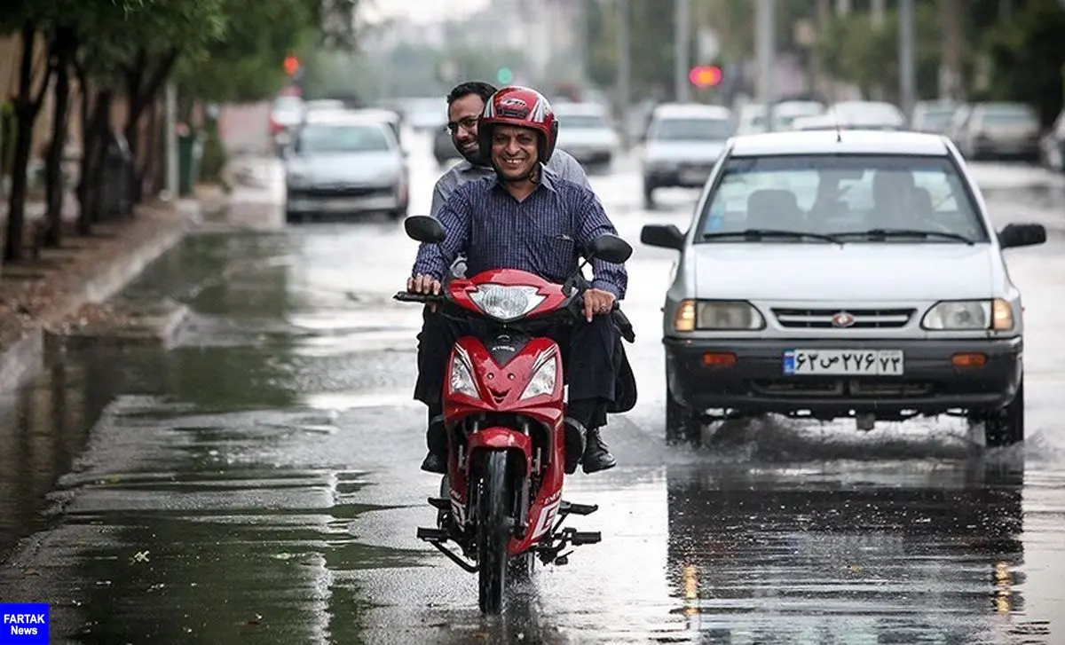  پیش‌بینی باران ۴ روزه در ۱۲ استان