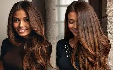 رنگ مو شکلاتی برای پوست سبزه مناسب است؟