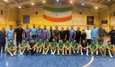 نمایندگان مجلس شورای اسلامی در تمرین تیم ملی آقایان حضور یافتند