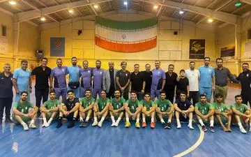 نمایندگان مجلس شورای اسلامی در تمرین تیم ملی آقایان حضور یافتند