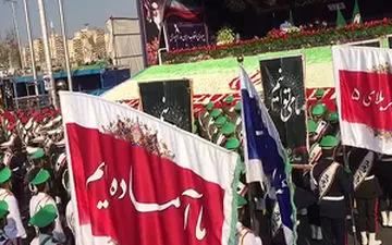 سرود خوانى رزم نوازان دژبان ارتش + فیلم