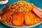 طرز تهیه ماکارونی ایرانی با ته‌ دیگ سیب‌زمینی (خوشمزه و جاافتاده)