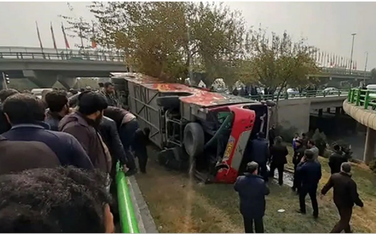 جزئیات تصادف مرگبار اتوبوس در کردستان