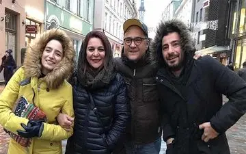 تیپ متفاوت هنرمندان در اروپا! +‌ عکس