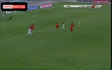  گل دوم ماشین سازی به فولاد ( سامان نریمان جهان) 