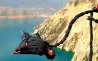  پرش بدلکار معروف ایرانی از یکی از بلند‌ترین پل‌های جهان در ایران +فیلم 