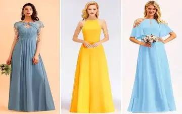 بهترین انتخاب‌ها برای مراسم عروسی و نامزدی: 16 مدل پیراهن حریر بلند مجلسی