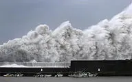 فیلمی از قدرت توفان "جِبی" در ژاپن !